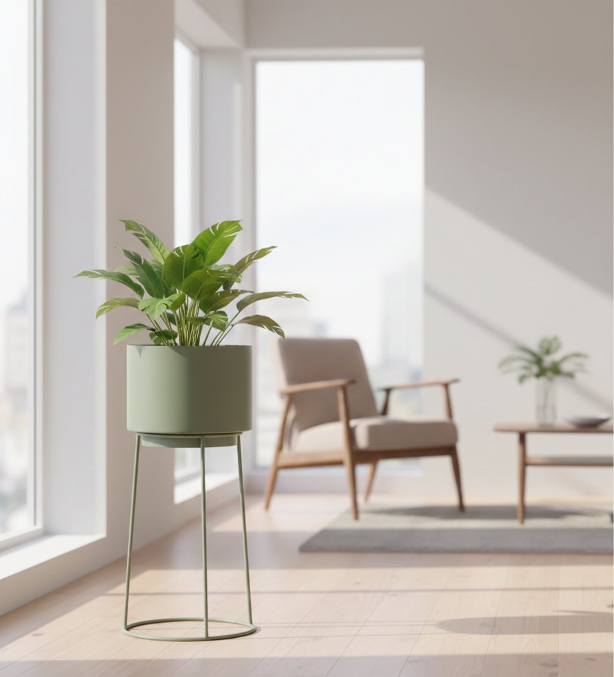 Tall Modern Floor Planter