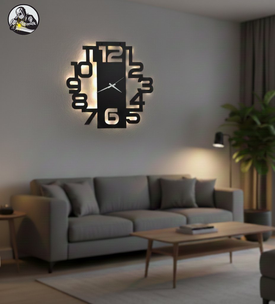 Backlit Illuminated Wall Clock